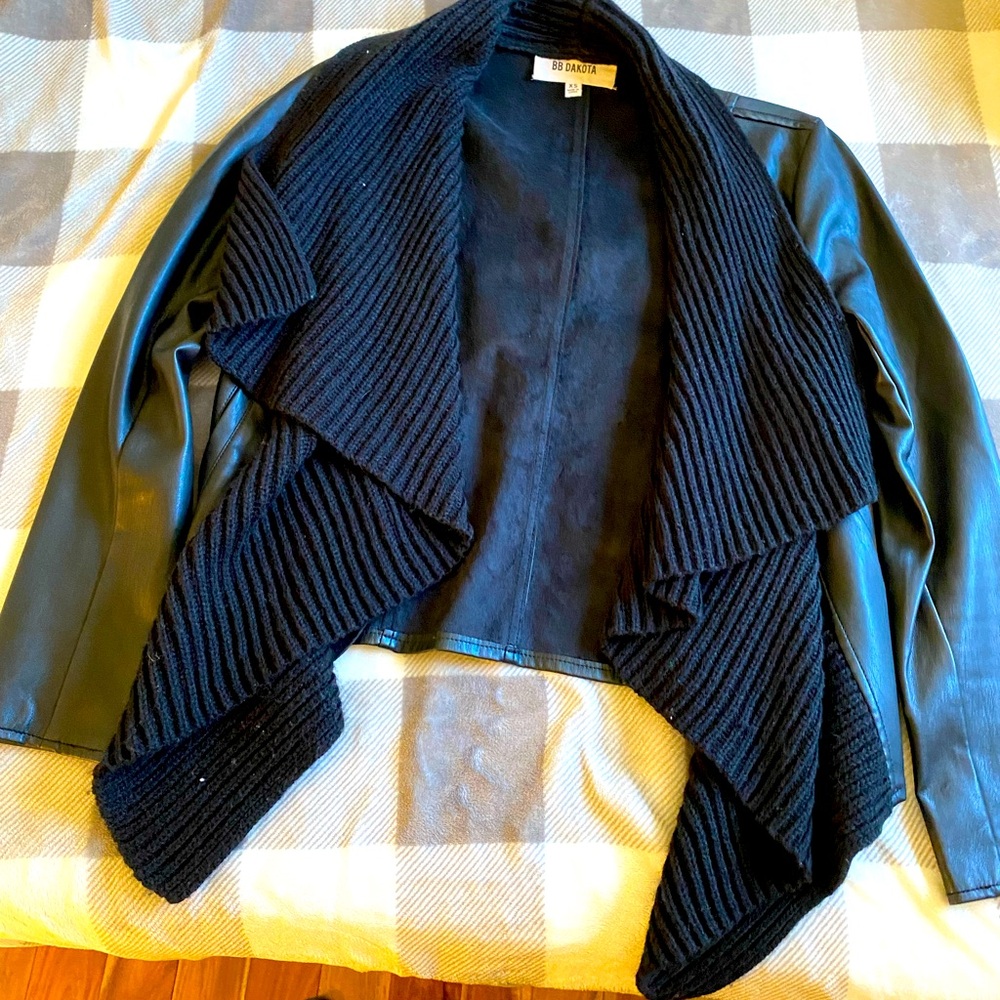 BB Dakota Faux Leather Jacket. Excellent condition!